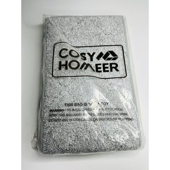 COSY HOMEER Edging Stair Tread Rugs Non-Slip Carpet Mat 28" x 9" Gray 4 Pack - Picture 1 of 2